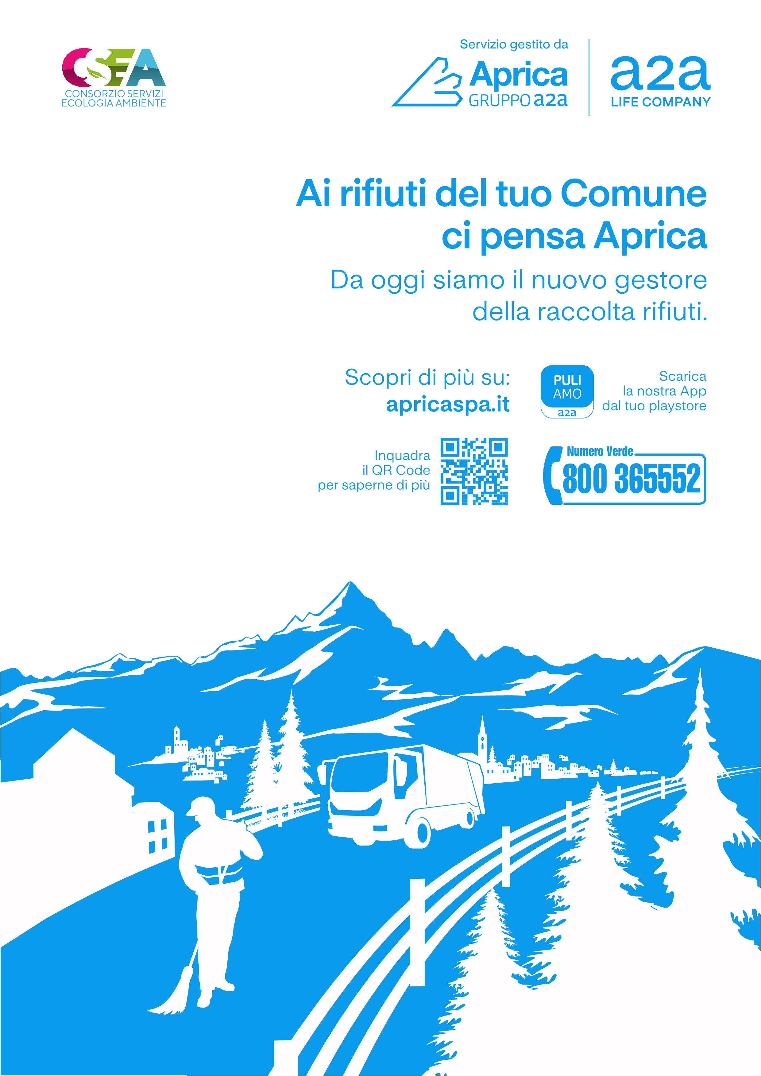 Ai rifiuti del tuo Comune ci pensa Aprica